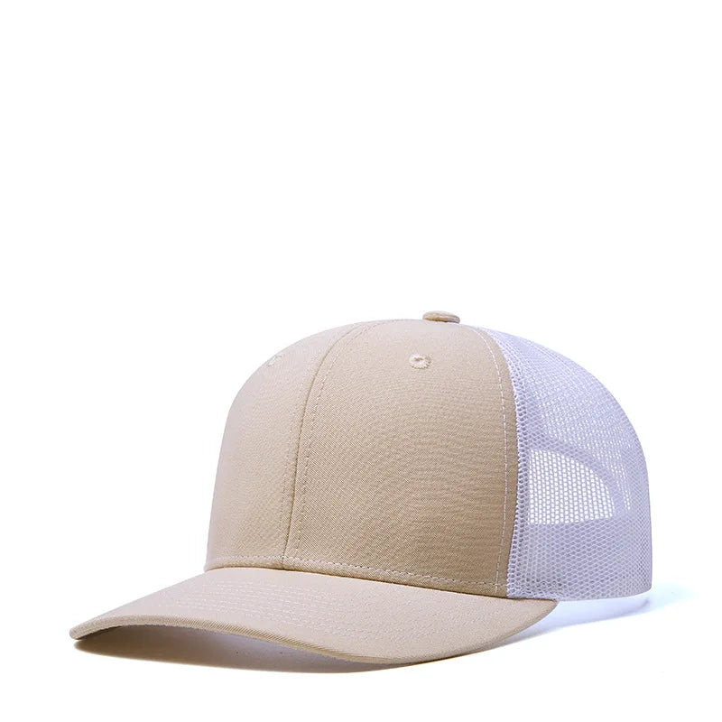 Bulk Cotton Mesh Customized Embroidery Patch Trucker Hats for Custom Gym Apparel