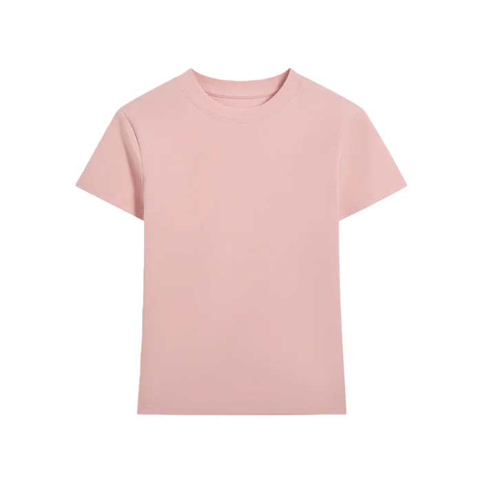 220GSM Cotton 3D Embossed Slim Fit Women Summer T Shirt | Wholesale High Logo Custom T
