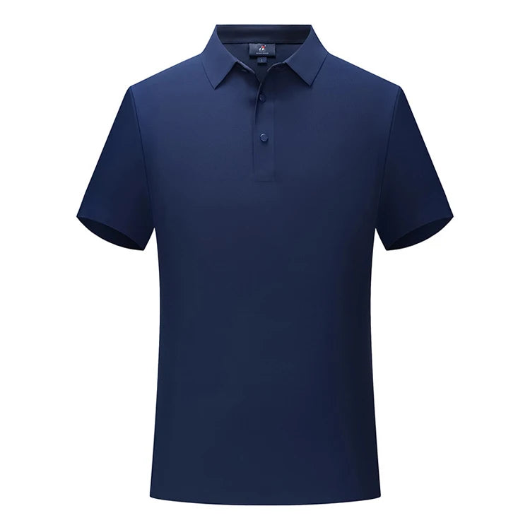 Premium Quality Custom Logo Polo Collar Shirt Nylon Spandex Plain Custom Polo Shirts for Men