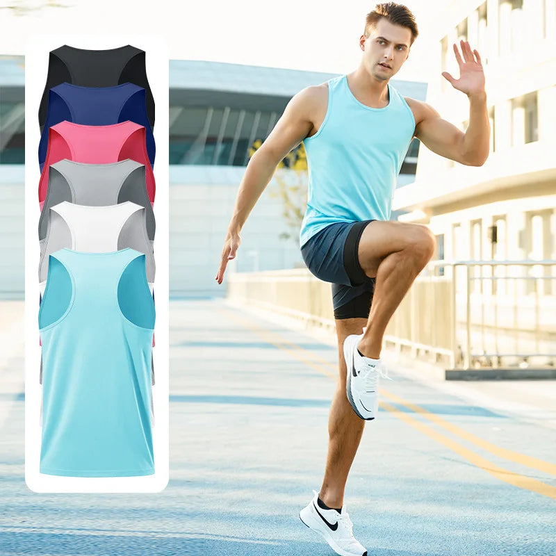 Custom Racerback Loose Sleeveless Marathon Vest | Athletic Sports Shirts