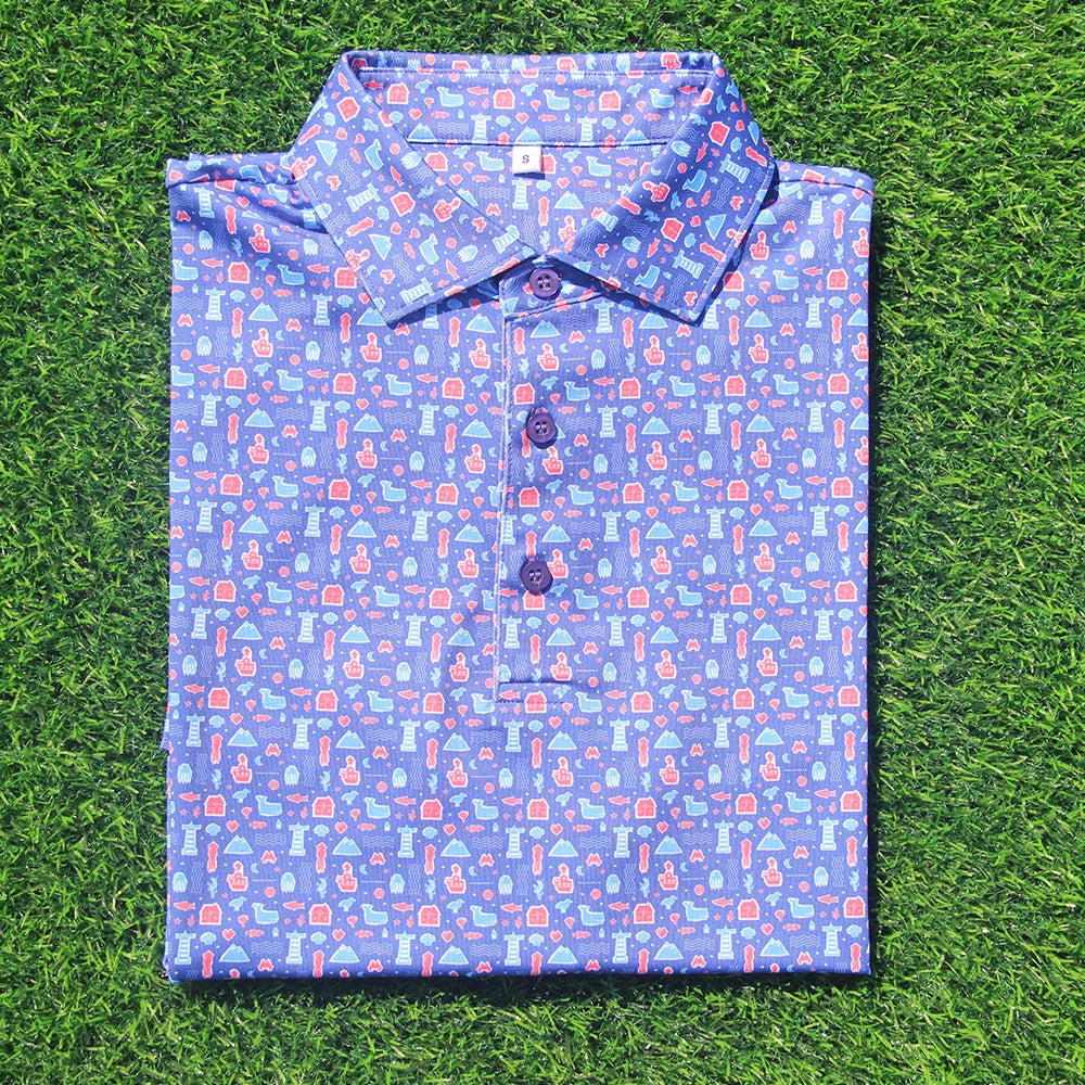 High Fit Polyester Spandex 180 GSM Custom Embroidery Logo Shirts