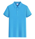 Polyester Knit Custom Printed Polo Shirt with Embroidery logo Business