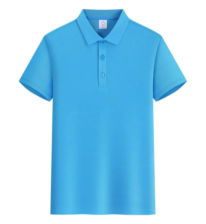 Polyester Knit Custom Printed Polo Shirt with Embroidery logo Business