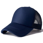 Custom Curved Brim 5 Panel Foam Trucker Cap | 100% Polyester Breathable Unisex Hat | Bulk OEM Wholesale