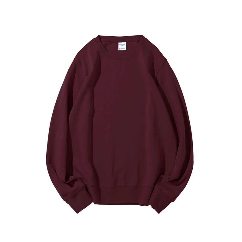 300g Knitted Cotton Polyester Puff Printing O-Neck Pullover | Men Custom Touch Hoodie