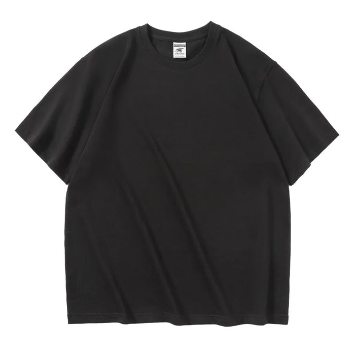 350gsm Sense Heavy Cotton Embossed T Shirts with Custom Embossing Logo for Men