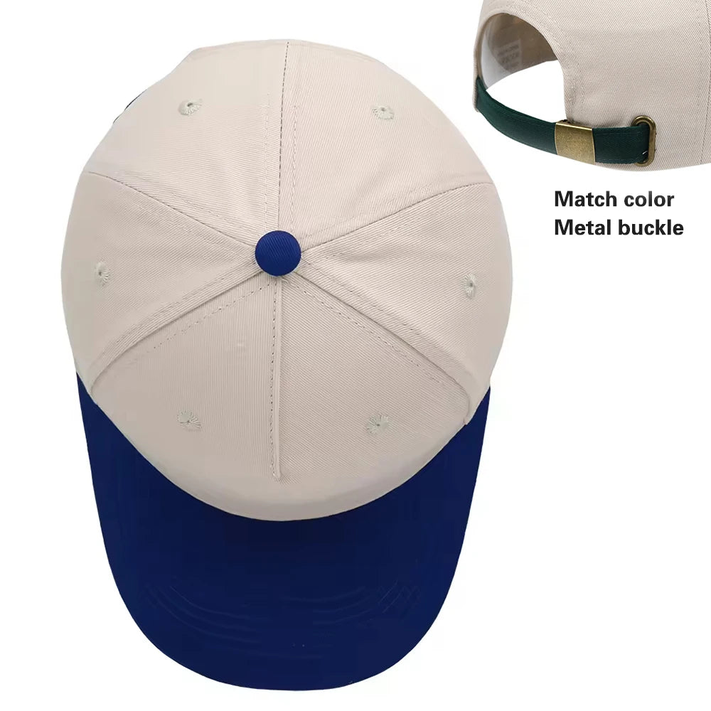 100 Cotton Canvas 3D Embroidery 5 Panel Caps | OEM Custom Hats