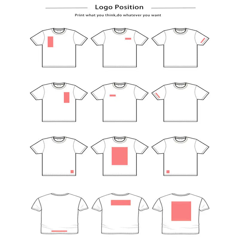 350gsm Sense Heavy Cotton Embossed T Shirts with Custom Embossing Logo for Men