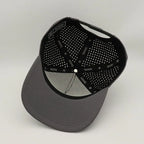 Wholesale Custom Structured Waterproof Laser Cut Hole Perforated Curved Brim 5 Panel Sport Baseball Hat for Outdoor Cycling