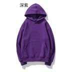 Heavyweight Cotton Brushed Knit Pullover Hoodie