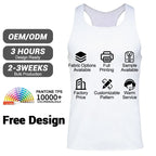 100% Polyester 140g Sublimation Race Tank | Custom Sleeveless Running Top