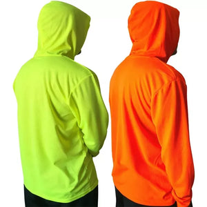 High-Visibility Birdseye Mesh Reflective Dry-Fit Safety Work T-Shirt
