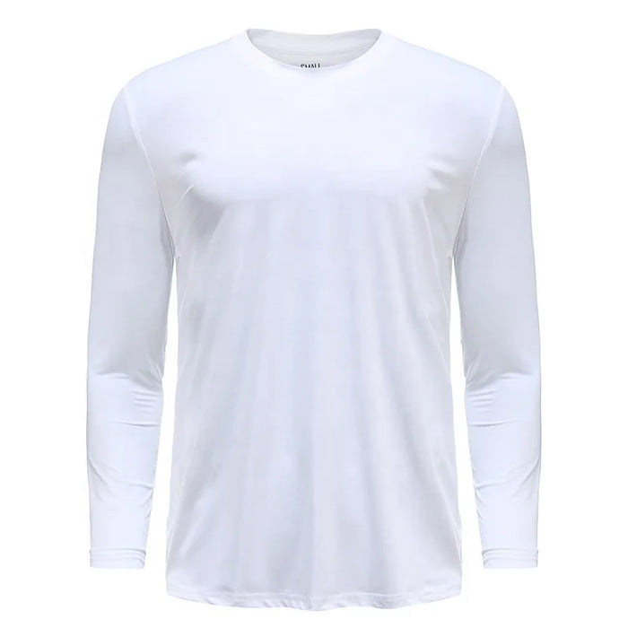 175gsm Polyester Spandex Sublimation Long Sleeve Performance Fishing Shirts Hot Design Dry Men Apparel