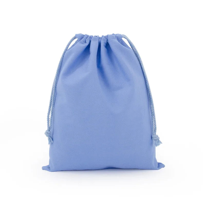 Cotton Canvas Value Drawstring Pouches