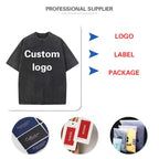 Oem Service Custom 190 Gram Cotton Blank Neck OEM Apparel Shirt Women Summer Breathable Blank Custom T-shirts