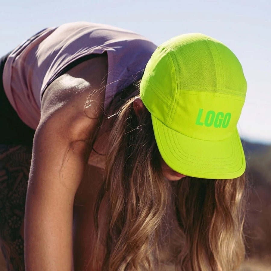 OEM ODM Breathable Sublimation Printed Baseball Cap Sun Protection Hat Hiking Running Cycling Hat Custom LOGO