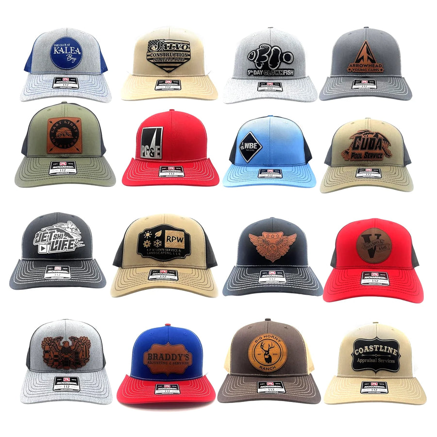 Bulk Cotton Mesh Customized Embroidery Patch Trucker Hats for Custom Gym Apparel