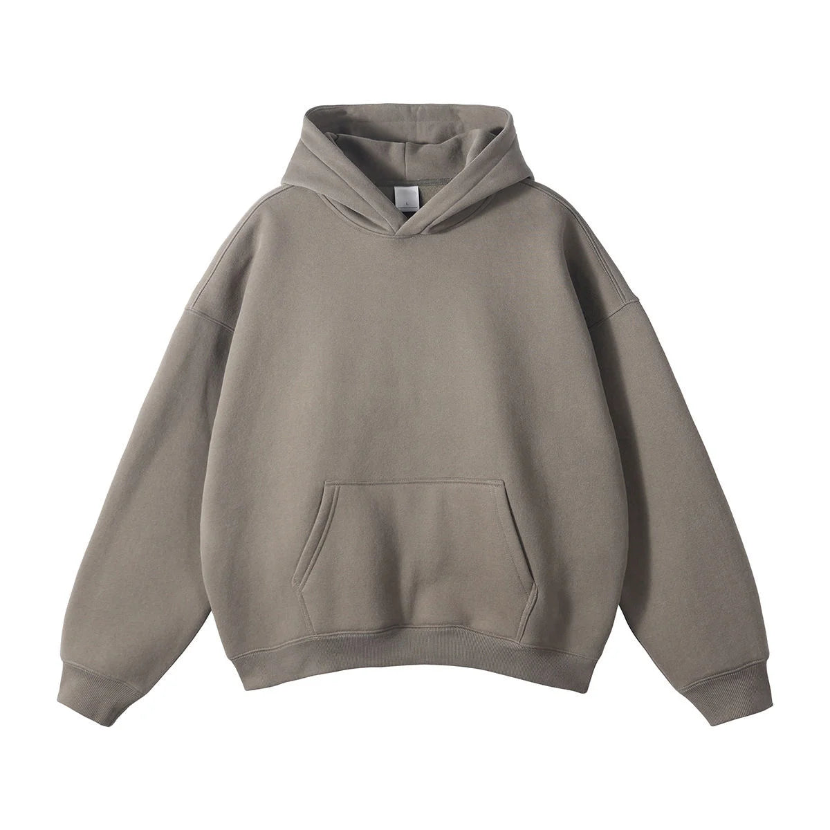 Heavyweight 350gsm Cotton Polyester Pullover Sweatshirt High Fit Blank Blanks
