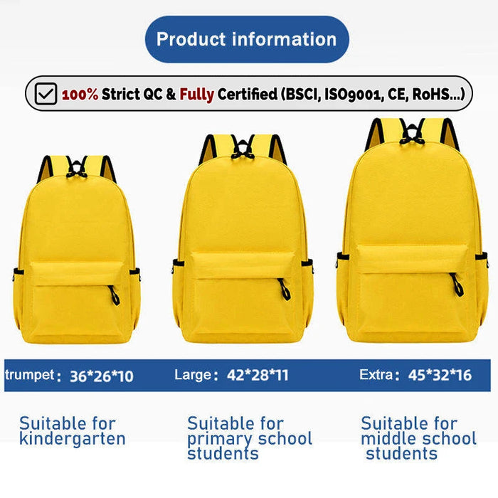 Polyester Woven Student Backpack