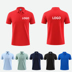 OEM Factory Supply Custom Logo Polyester Piqué Knit Custom Printed Polo Shirt