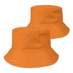 100% Cotton Canvas Embroidered Logo Fisherman Cap | Wholesale Adults Bucket Hats