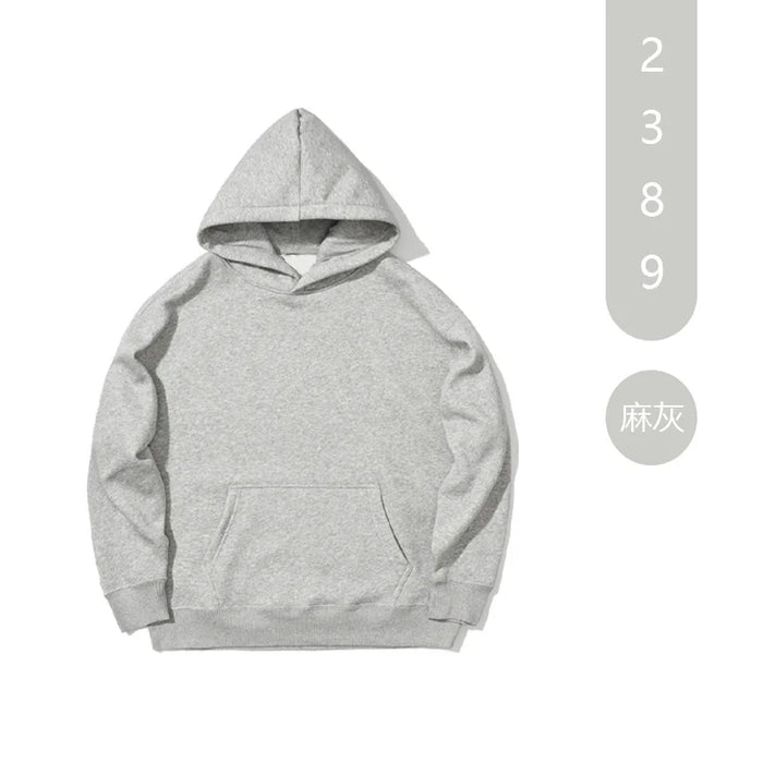 High Quality French Hoodie Heavy 100% Cotton Hoodie Pullover Sweatshirt Custom Logo Terry Blank Hoodies for Men
