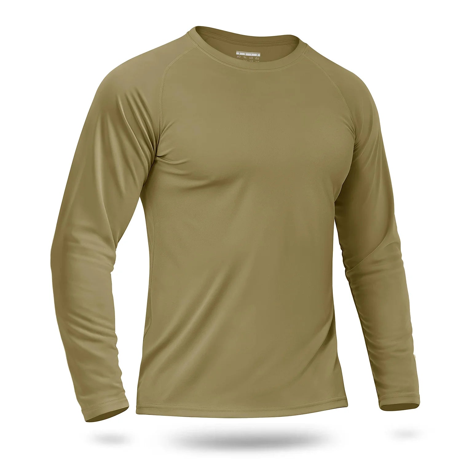 Custom LOGO Men's Sun Protection T-Shirt 145g Polyester Long Sleeve Sun Protection T-Shirt Bulk Wholesale
