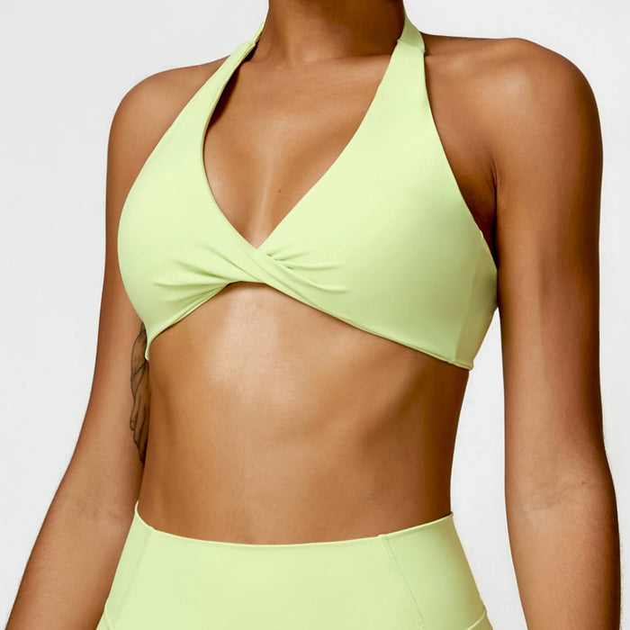 Nylon Spandex Knit Seamless Yoga Set