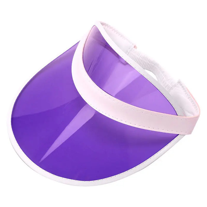 0.6mm-1.0mm PVC Silk Screen Printing Sport Visor | Promotional Plastic Protection Events Hat
