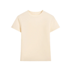 220GSM Cotton 3D Embossed Slim Fit Women Summer T Shirt | Wholesale High Logo Custom T