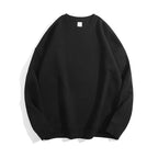 300Gsm Cotton Fabric Custom Embroidery Pullover | Wholesale Oversized Crew Neck Sweatshirts