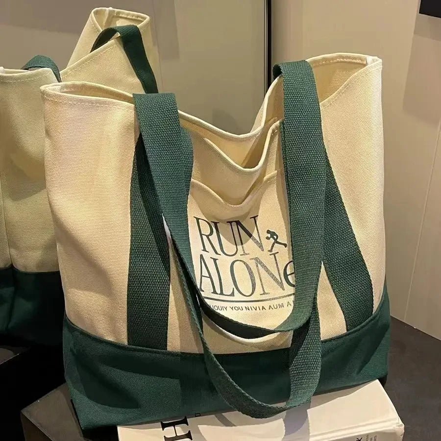 Recycle Organic Cotton Canvas Screen Printed Tote Bag
