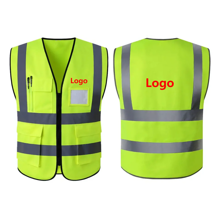 Class 2 Hi-Vis Polyester Mesh Safety Vest | Bulk Custom Logo Workwear Supplier