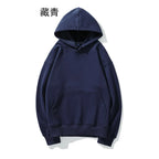 Heavyweight Cotton Brushed Knit Pullover Hoodie