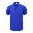 Customization Embroidery Logo 215Grams Knitted Polyester Embroidery Men Polo Shirt Work Uniform Clothes