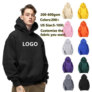 Cotton Knit Heavyweight Pullover Hoodie