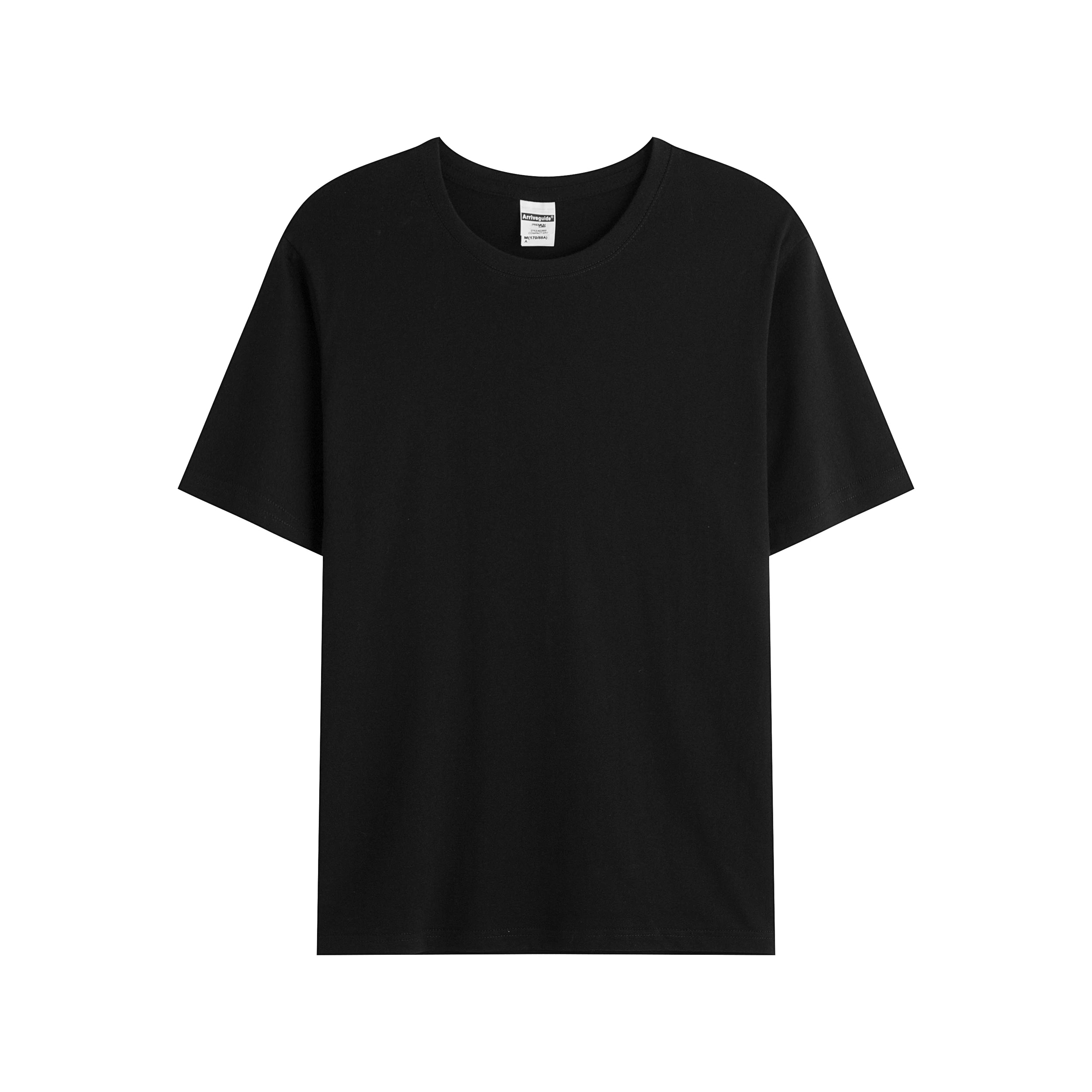 Oem Service Custom 190 Gram Cotton Blank Neck OEM Apparel Shirt Women Summer Breathable Blank Custom T-shirts