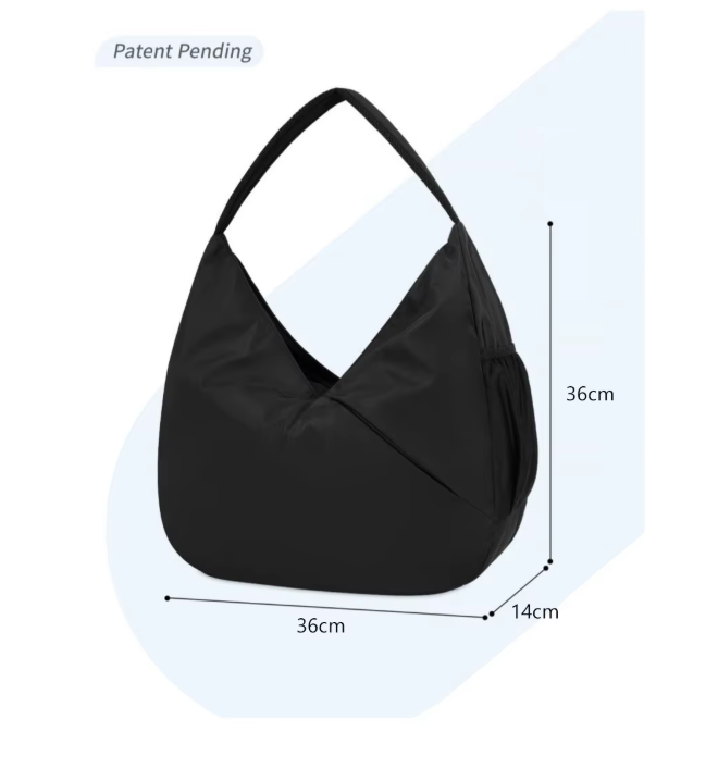 Size Guide for Nylon High-Density Woven Hobo Gym Bag