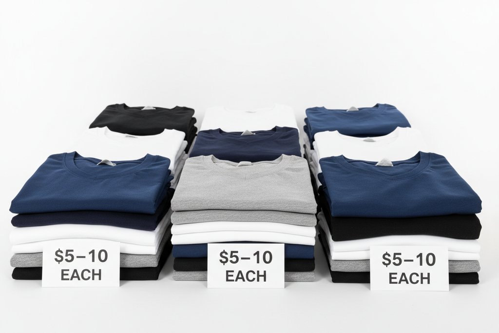 Browse wholesale apparel priced at $5–10 per piece. These lots offer strong resale margins for value-driven retail channels.
