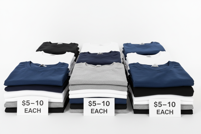 Browse wholesale apparel priced at $5–10 per piece. These lots offer strong resale margins for value-driven retail channels.