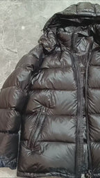 125pcs Wholesale 90% White Duck Down Essential Puffer Jackets - High-Fill Power Winter Stock Lot - Bulk Liquidation Price - Fits US XS-M - Premium Reseller Opportunity